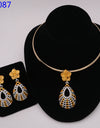 Free Shipping African Gold Jewelry Sets Wedding Jewelry Set Gold Women Necklace African Costume Jewelry Set