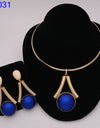 Free Shipping African Gold Jewelry Sets Wedding Jewelry Set Gold Women Necklace African Costume Jewelry Set