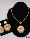 Free Shipping African Gold Jewelry Sets Wedding Jewelry Set Gold Women Necklace African Costume Jewelry Set