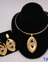 Free Shipping African Gold Jewelry Sets Wedding Jewelry Set Gold Women Necklace African Costume Jewelry Set