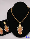 Free Shipping African Gold Jewelry Sets Wedding Jewelry Set Gold Women Necklace African Costume Jewelry Set