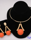 Free Shipping African Gold Jewelry Sets Wedding Jewelry Set Gold Women Necklace African Costume Jewelry Set