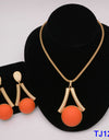 Free Shipping African Gold Jewelry Sets Wedding Jewelry Set Gold Women Necklace African Costume Jewelry Set