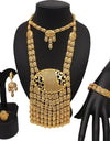 Dubai 24k Gold Big Jewelry Sets Women Wedding Long Necklace Ethiopian Set Traditional Long Jewellery