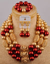 Black African Jewelry Set Nigerian Wedding Beads Bridal Jewelry Sets