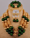 Black African Jewelry Set Nigerian Wedding Beads Bridal Jewelry Sets