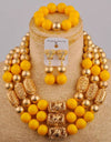 Black African Jewelry Set Nigerian Wedding Beads Bridal Jewelry Sets