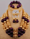 Black African Jewelry Set Nigerian Wedding Beads Bridal Jewelry Sets