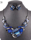 MS20676 Fashion Jewelry Sets Silver Plated Purple/Leopard/Blue/Gray Colors Unique Design Party Gifts High Quality Free Shipping