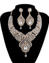 Water Drop Golden Plated Jewelry Set