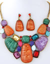 Multicolor Stone Jewelry Sets