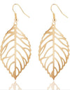 Golden Leaf Jewelry Set