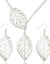 Golden Leaf Jewelry Set