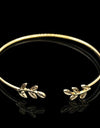 Vintage Gold Leaf Bracelet