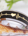 Golden Heartbeat Ring