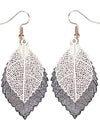 Ombre Leaf Earrings