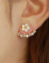 Cute Cherry Blossoms Flower Stud Earrings