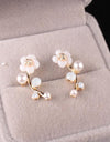 Cute Cherry Blossoms Flower Stud Earrings