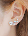 Cute Cherry Blossoms Flower Stud Earrings