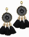 Weaving Bohemia Tassels Earrings