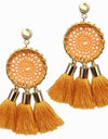 Weaving Bohemia Tassels Earrings