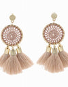 Weaving Bohemia Tassels Earrings